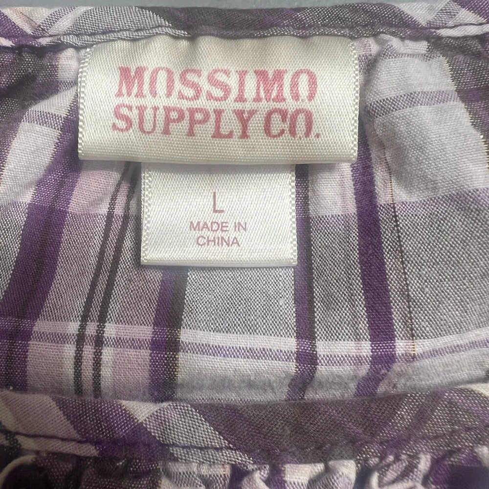 Mossimo Supply Co. elegant plaid